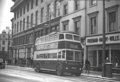 Trolleybus at Robertson Street c1950